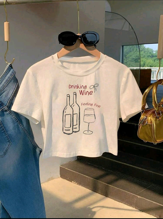 CROP TOP WINE